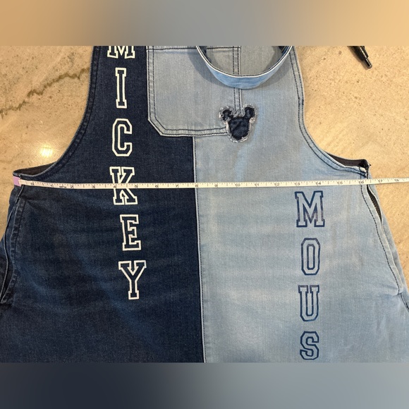 Disney Park Her Universe Shop Disney Mickey Mouse Denim Overall Dress. CUTE! - Picture 6 of 7
